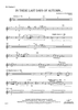 In These Last Days of Autumn... - Bb Clarinet 1