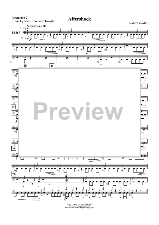 Aftershock - Percussion 2