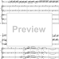 Flute & Harp Concerto in C Major, Movement 2 K297c (K299) - Full Score