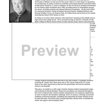 An American Spectacular - Score Cover