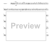 Two Madrigals, Vol. 4 - from Morley's "First Book of Madrigals to 4 Voices" (1594) - Trombone 3