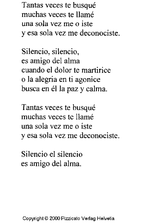 Buscando silencio