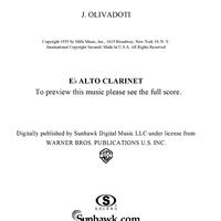 Springtime Festival - Alto Clarinet