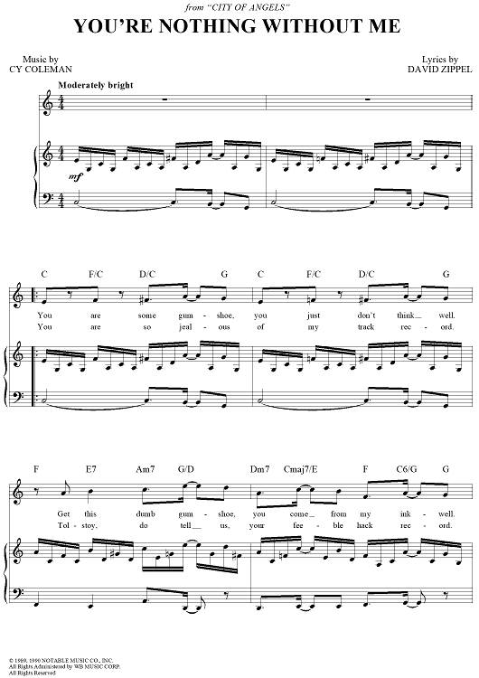 You're Nothing Without Me