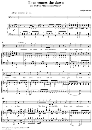 The Seasons, Winter, No. 23a: 