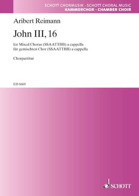 John III, 16 - Choral Score