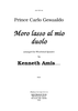 Moro lasso al mio duolo - Introductory Notes
