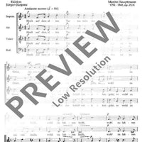 Sechs Goethe-Lieder - Choral Score