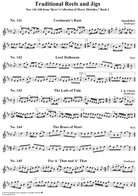 Nos. 141-160: Reels and Strathspeys