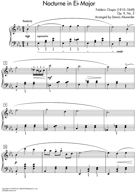 Nocturne in E-flat Major, Op. 9, No. 2