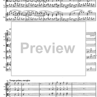 Konzert im alten Stil Op.100 - Score