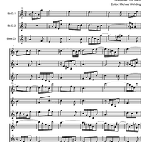 Three Part Sinfonia No.11 BWV 797 g minor - Score