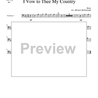 I Vow to Thee My Country - Trombone 3