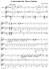 Concertino for Three Guitars - Full Score