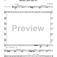 Brass Sev-tet #1 - Trumpet 1 in Bb