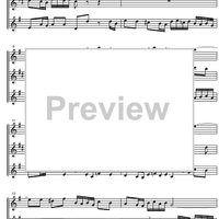 Three Part Sinfonia No. 8 BWV 794 F Major - Score