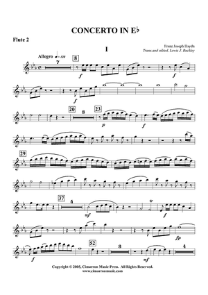 Concerto in E-flat - Flute 2