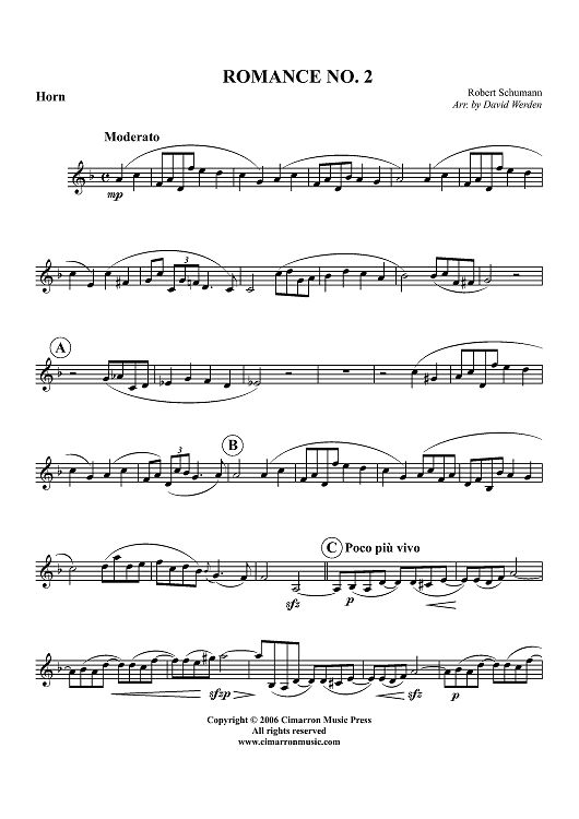 Romance No. 2 - Horn