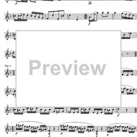 Divertimento No.17 D Major KV334 - Violin 1