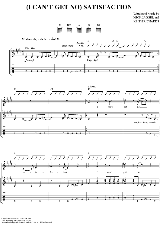 (I Can't Get No) Satisfaction