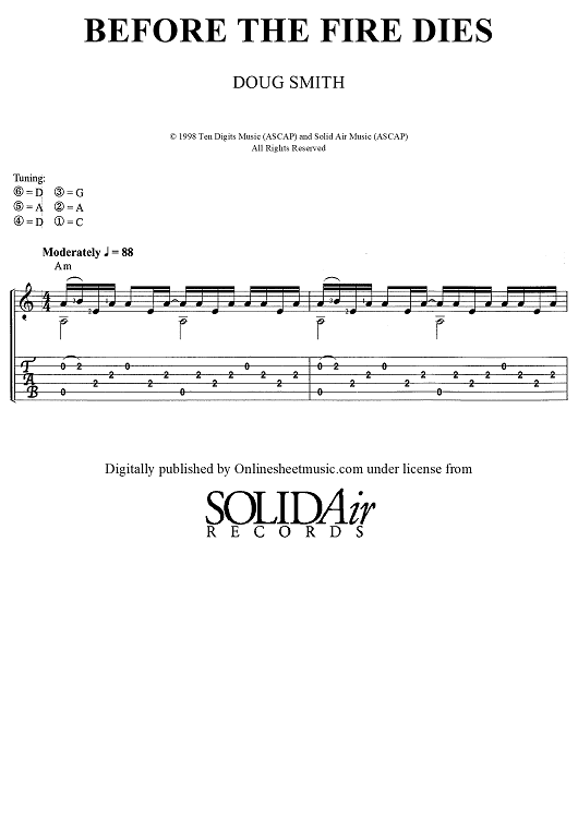 Before the Fire Dies (No MP3)