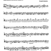 Allegro from a minor concerto - Trombone 1