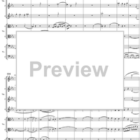 String Octet, Op. 20, Movement 4 - Score