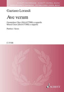 Ave verum - Score