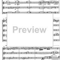 Kleine Suite (Little Suite) - Score
