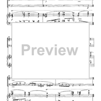 Was mit den Tränen geschieht - Piano Score