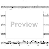 String Trio Bb Major D581B - Cello