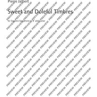 Sweet and Doleful Timbres - Score and Parts