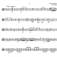 String Trio Bb Major D581B - Viola