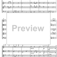 Suite per cinque - Score