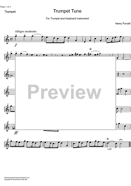 Trumpet Tune - B-flat Trumpet