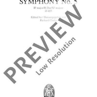 Symphony No. 5 Bb major in B flat major - Full Score