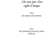 Che non può d'un ciglio il lampo
