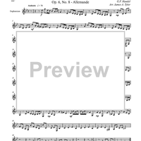 Concerto Grosso, Op. 6, No. 8 - Allemande - Euphonium