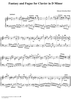 Fantasy and Fugue in D Minor, BWV905