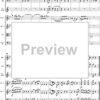 Symphony No. 33 in B-flat Major, Movement 3 - Full Score