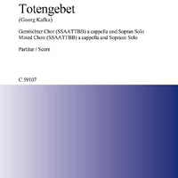 Totengebet - Choral Score