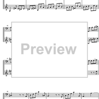 Suite  2 a minor BWV 807 - Score