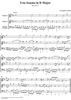 Trio Sonata in D Major, Op. 3, No. 2 - Score