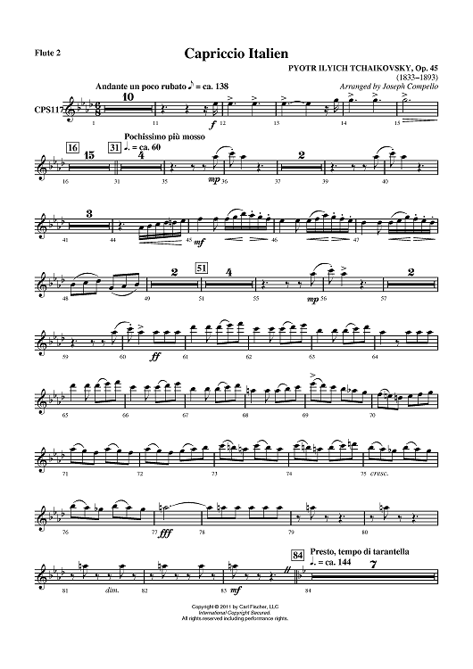 Capriccio Italien - Flute 2