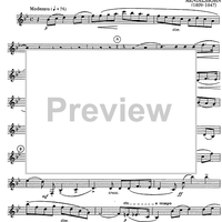 Song without words (Op.19 No. 4) - Clarinet in B-flat