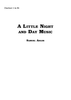 A Little Night and Day Music - Clarinet 1