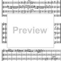 Divertimento No. 4 Bb Major KV186 - Score