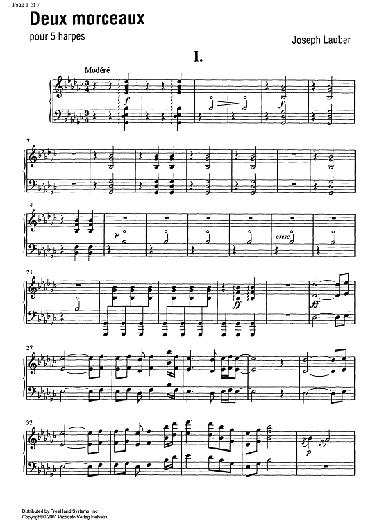 2 morceaux - Harp 3