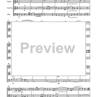 Baroque Masters - for String Trio - Score