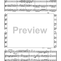 Quartet in G - Score